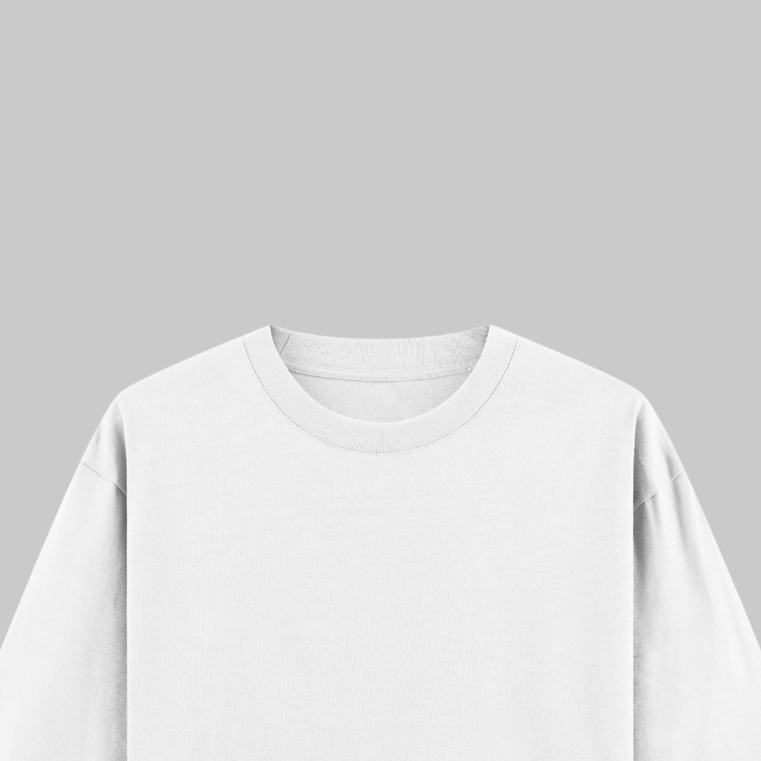 White Oversized T-shirt (180 GSM)