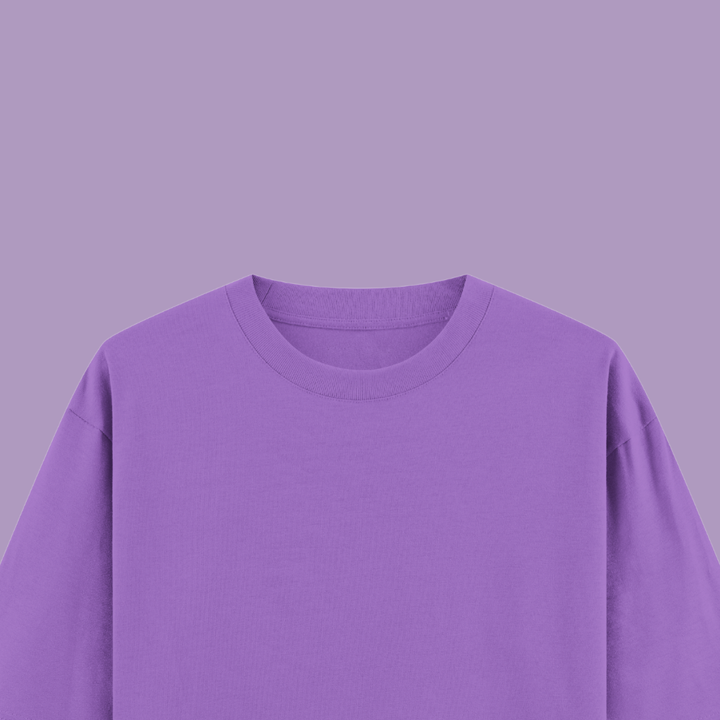 Lavender Oversized T-shirt (180 GSM)
