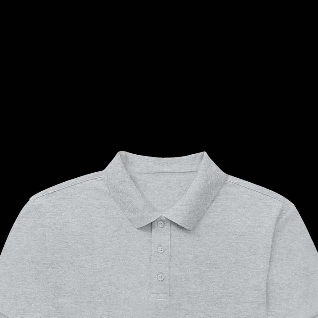 Melange Grey Polo