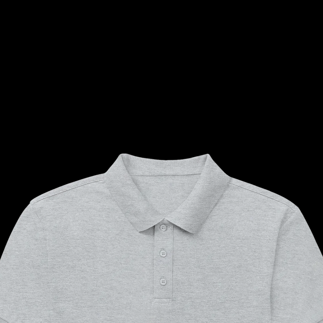 Melange Grey Polo
