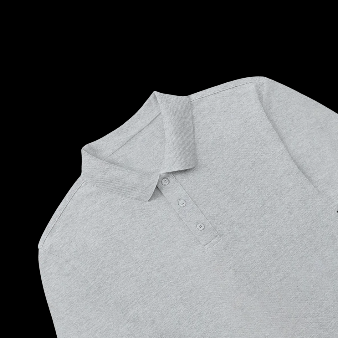 Melange Grey Polo