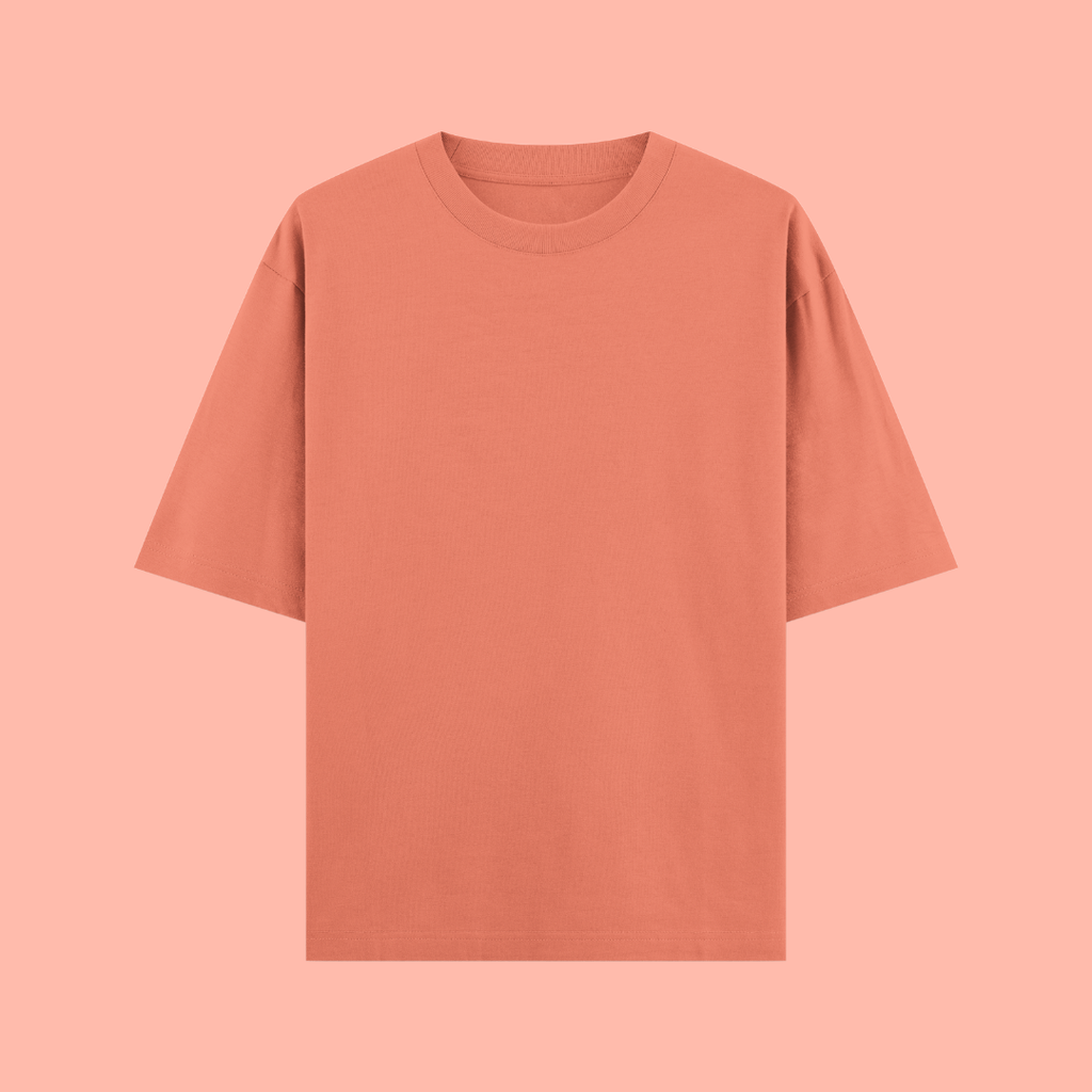 Peach Oversized T-shirt (180 GSM)