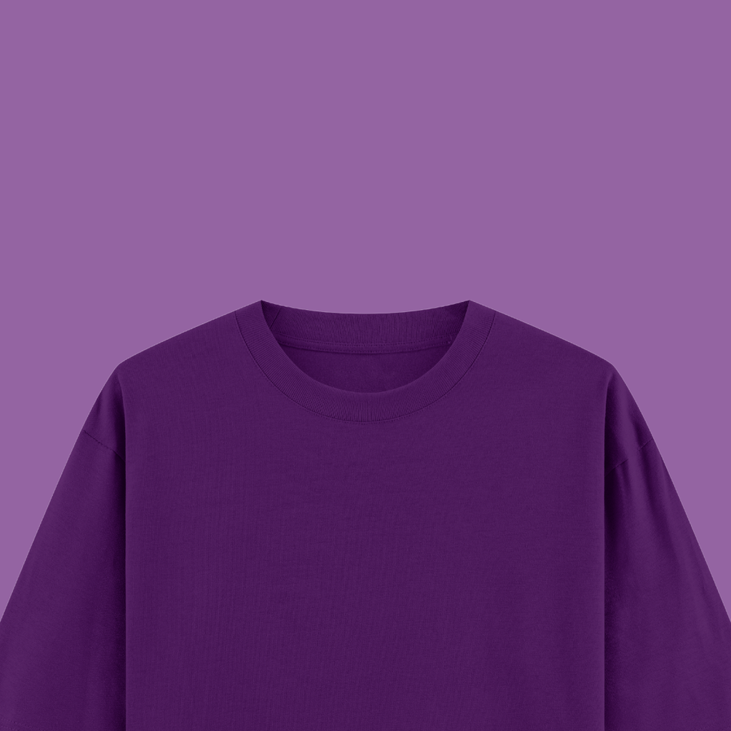 Violet Oversized T-shirt (180 GSM)